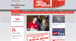 Desktop Screenshot of berufsmesse-olpe.de